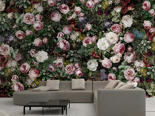 Composition : Pêches, Roses et insecte Restauration